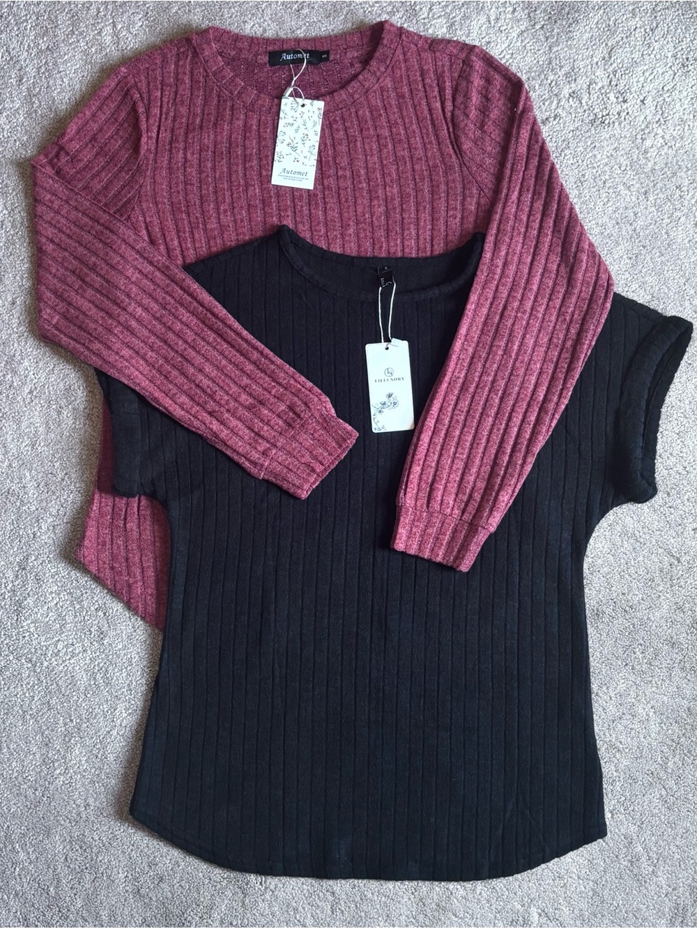 NWT Automet & Lillusory Ribbed Top Bundle Size Small